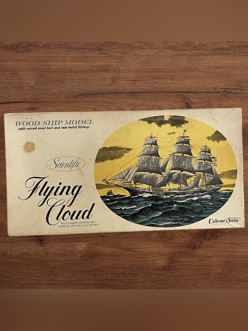 Scientific Flying Cloud Wood Ship Model Kit No 167 Vintage